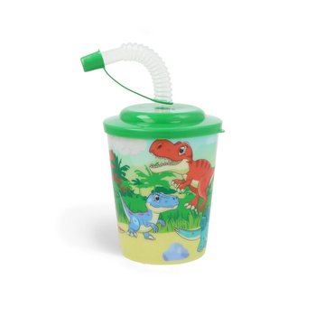 ČAŠA ZA PIĆE / SLADOLED SA SLAMČICOM - DINOSAURUS (12 kom.)