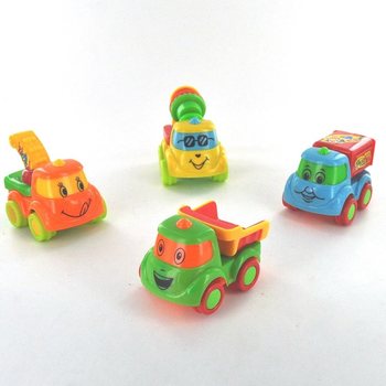 Građevinski Automobili na Povlačenje Pull Back 8 cm (12 kom.)