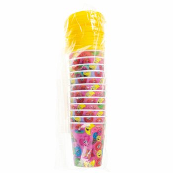 Ča&scaron;a sa slamčicom / Ča&scaron;a za sladoled &ndash; Smiley, 250 ml (12 kom.)