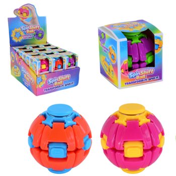 SPIN & POP FIDGET SPINNER LOPTA - SPIN SHIFT BALL - U DISPLEJU (24 kom.)