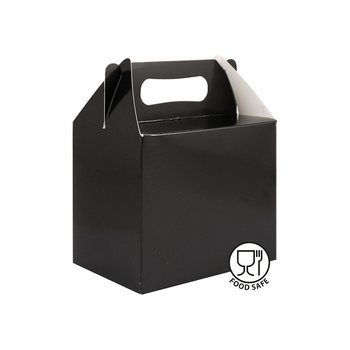 Kutijice za Poklone i Slatkiše Crna 14x9.5x12 cm (12 kom.)
