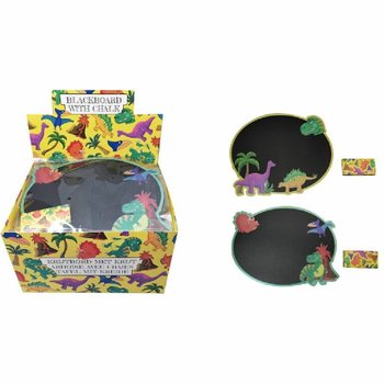 Tabla za kredu Dinosaur sa kredama u stalku (24 kom.)