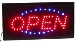 Svetleći LED Reklamni Pano "OPEN" &ndash; 2 Boje
