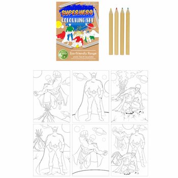 EKOLO&Scaron;KI SET ZA CRTRANJE SUPERHEROJ (25 komada)