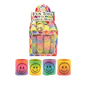 MINI SMILEY SPIRALE Ø3.5 CM U DISPLEJU (60 kom.)