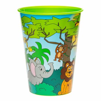 Čaša za piće / Čaša za sladoled Životinje iz džungle - 260 ml (12 kom.)