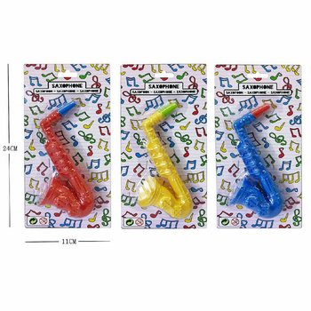 Igračka Saksofon - 16 cm - Razne Boje - 12 kom na Kartici