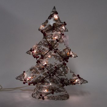 Velika Svetleća Dekorativna Božićna Jelka 50 cm (1 kom.)
