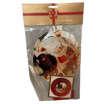 UKRASNA LEPEZA SINTERKLAAS &Oslash;50 CM - NA RASKLAPANJE (6 kom.)