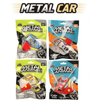 METALNI AUTO NA LANSIRANJE SA KLJUČEM - U POKLON VREĆICI - MIX BOJA (24 kom.)