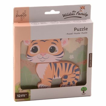 JOUECO - THE WILDIES FAMILY MIX DRVENE PUZLE - Od 12 meseci (12 kom.)