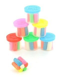 6 Mini Posudica Plastelina u Kesici (6 kom.)