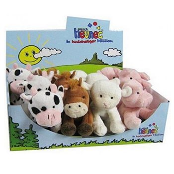 LUKSUZNE PLIŠANE ŽIVOTINJE SA FARME, 4 MODELA U DISPLAY-U (12 kom.)