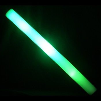 LED Svetleći Štap od Pene - Zeleni - 45 cm (17 kom.)