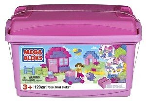 MEGABLOKS MINI BLOKS TUB ROZE - 7536