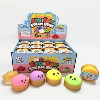 RAGE - Mekana Squishy Dumpling Knedla MALA (Dim. 5.5 x 5.5 x 3 cm) - Viralna Fidget Igračka 2026 (24 kom.)