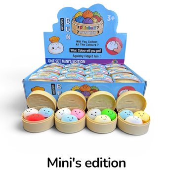 RAGE - Squishy MINI&rsquo;S EDITION Mini Knedle Dumplings MALE (5.3 x 5.3 x 4.1 cm) Viral 2026 Fidget Toy (24 kom.)