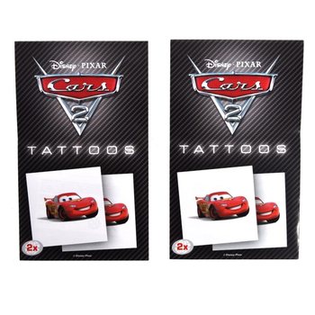 DISNEY CARS 2 TETOVAŽE NALEPNICE (50 kom.)