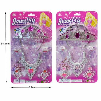 PRINCEZIN BEAUTY SET SA TIJAROM, MINĐU&Scaron;AMA, OGRLICOM I PRSTENJEM