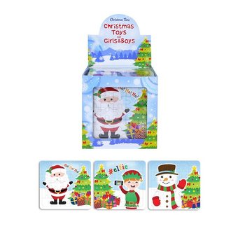 Božićne puzzle - 13 x 12 cm - U displeju (108 kom)