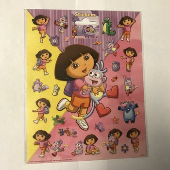 Veliki Listovi sa Nalepnicama Dora, 20x16 cm (10 kom.)