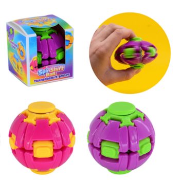 SPIN & POP FIDGET SPINNER LOPTA - SPIN SHIFT BALL - U DISPLEJU (24 kom.)