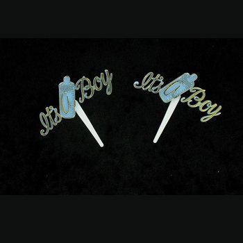 Ukrasni &Scaron;tapići za Cupcakes - It's a Boy (12 kom.)