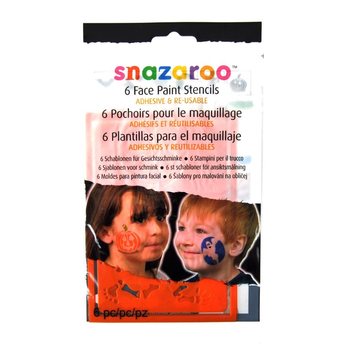 SNAZAROO - 6 &Scaron;ablona za Oslikavanje Lica (12 kom.)