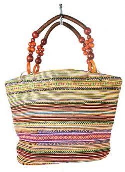 B-Fair Torba Beads Smeđa sa Ručkom od Perli (1 kom) | Art. 97744