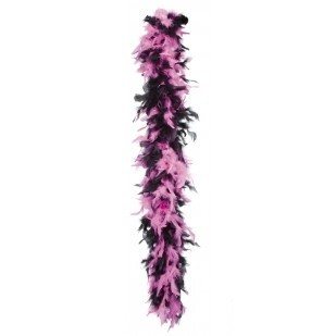 Crno/Roze Boa za Princeze 180 cm (6 kom.)