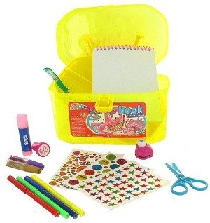 KOFER SA PRIBOROM ZA KREATIVCE - SCRAP BOOK