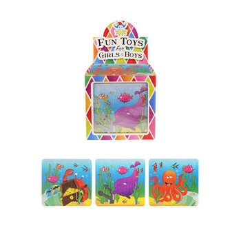 PUZZLE – SEA LIFE, 13 x 12 cm, U DISPLAYU (108 kom.)