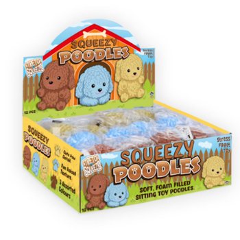 Rastegljive Squishy Pudlice u Displeju (12 komada)