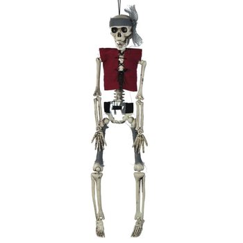 Viseći Kostur Gusar 40 cm (6 kom.) - Halloween Dekoracija na Veliko