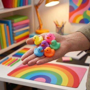 SQUISHY PATKICE ZA TOMBOLU - U DISPLAY KUTIJI (72 kom.)