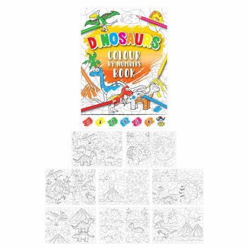Bojanka Bojenje po brojevima - Dinosaur (48 komada)