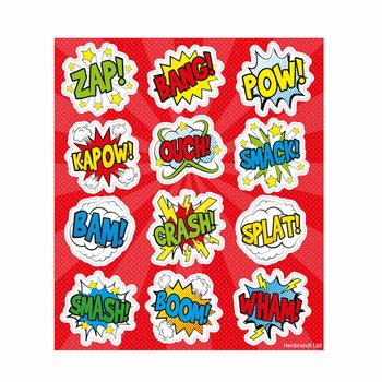 Zabavne Nalepnice: Comic Signs Display (120 kom.)