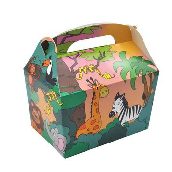 KUTIJA ZA MENI MODEL: DŽUNGLA ŽIVOTINJE - 18.5x12x19 CM - FOODBOX - KIDSBOX (24 kom.)