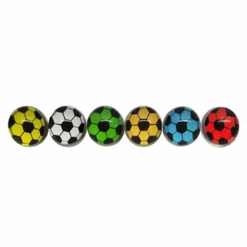 Skakutave Loptice Fudbal Mix - Ø 3,2 cm (50 kom)