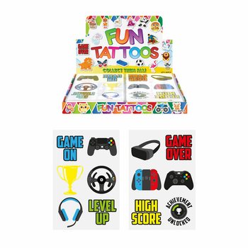Gamer Fun Tetovaže Displaybox (96 listova)