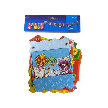 Sinterklaas Girlande 160 cm (6 kom.) - Ukrasi za Holandskog Svetog Nikolu