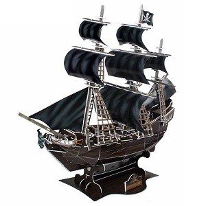 3D puzla - Gusarski brod Queen Anne's Revenge
