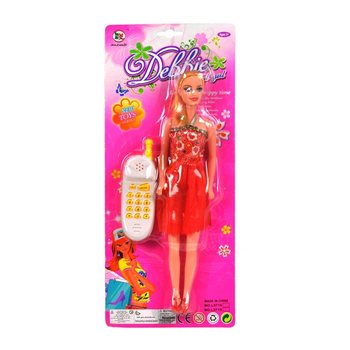 DEBBY LUTKA SA TELEFONOM NA KARTONU (6 kom.)