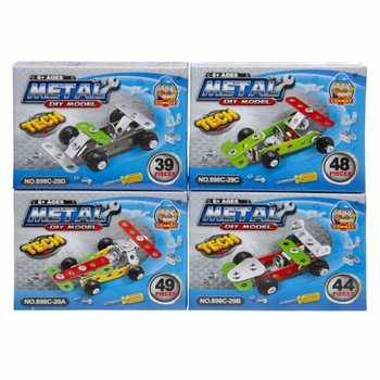 Metalni Set za Sastavljanje Trkačkog Auta (Display 24 komada)