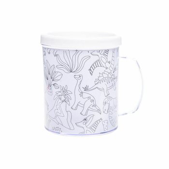 Set od 2 &scaron;olje za bojenje sa motivom dinosaura