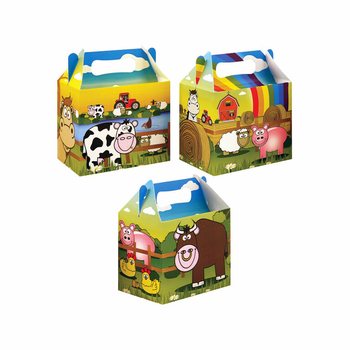 Dečija kutija za meni Farma – 14 x 9,5 x 18 cm (12 kom.)