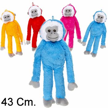 Veliki Plišani Majmun, 43 cm - Mix Boja (12 kom.)