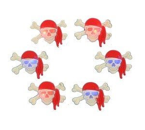 Svetleći piratski bedž (15 kom.)
