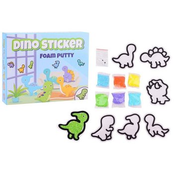 DINO NALEPNICE - SET FOAM PUTTY - NAPRAVITE SVOJE DINO NALEPNICE OD PENE (24 kom.)