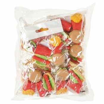 4-delni Set Gumica Fast Food (Displej kutija 12x)